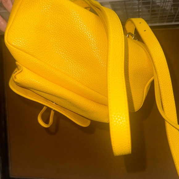 Coach Mini Turnlock Rucksack Yellow Backpack - Picture 5 of 5